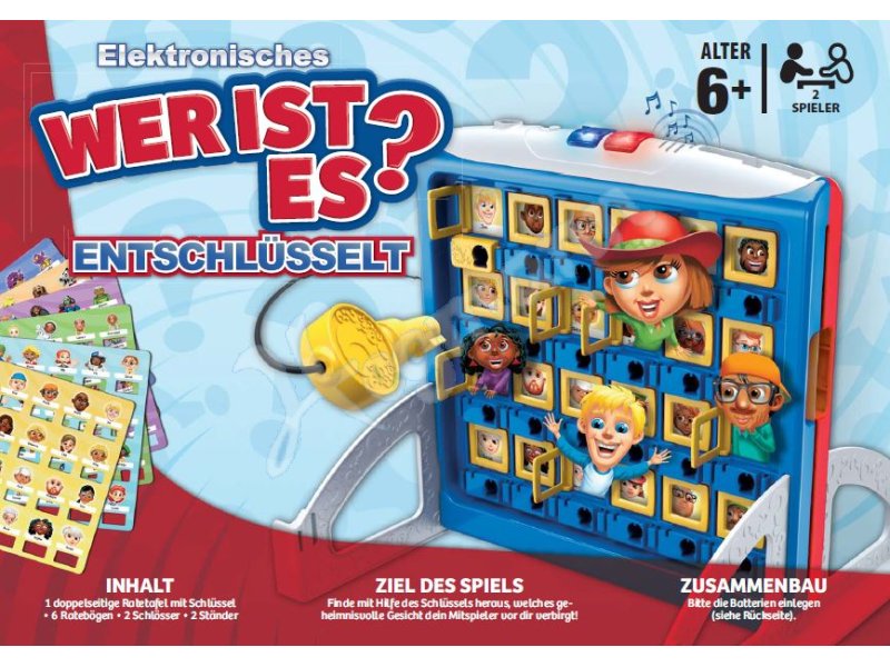 Wer ist es? Entschlü Elektronisches Spiel Wer ist es? Entschlüsselt HASBRO B2226100 Wer ist es? Entschlü Elektronisches Spiel Wer ist es? Entschlüsselt HASBRO B2226100