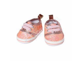 HELESS 148 Puppen-Glitzer-Sneakers, rosa, Gr. 38-45 cm