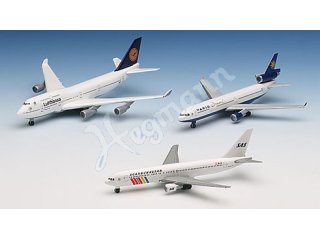 herpa 511278 Wings 3er-Set, SAS/Varig/Lufthansa