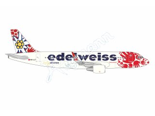 HERPA 537650 Flugmodell 1:500 A320 Edelweiss Help Alliance
