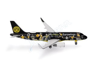 HERPA 536981 Flugmodell 1:500 A320 Eurowings BVB Fanairbus