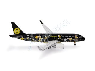 HERPA 562829 Flugmodell 1:400 (!) A320 Eurowings BVB Fanairbus