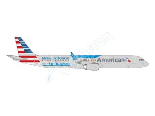 HERPA 537162 Flugmodell 1:500 A321 American Medal of Honor