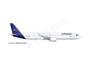 HERPA 534376-001 1:500 A321neo Lufthansa D-AIEF