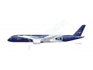 HERPA 539012 Flugminiatur 1:500 A350-900 Lufthansa 100 Jahre