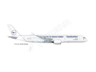 HERPA 536653 Flugmodell 1:500 A350-900 Lufthansa CleanTech