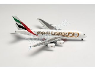 HERPA 536202 1:500 A380 Emirates UAE 50th