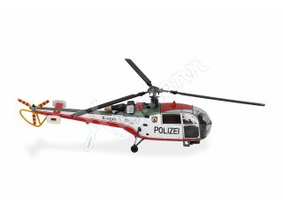 HERPA 580762 Flugmodell 1:72 Alouette III Polizei NRW