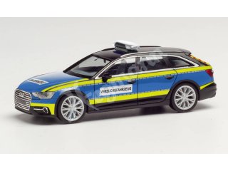 HERPA 095860 H0 1:87 Audi A6 Avant, Pol.Versuchsfz