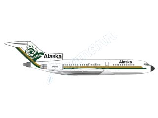 HERPA 537292 Flugmodell 1:500 B727-100 Alaska Totem Pole