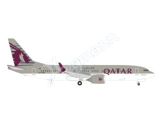 HERPA 537384 Flugmodell 1:500 B737 Max 8 Qatar Airways