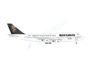 HERPA 571609 1:200 B747-400 Iron Maiden Ed F. On