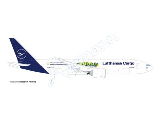 HERPA 535755 1:500 B777F LufthansaCargo Humancar