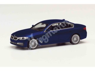 HERPA 430692-004 H0 1:87 BMW 5er Limousine, blau met.