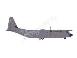 HERPA 537438 Flugmodell 1:500 C-130J-30 Luftwaffe 55+01