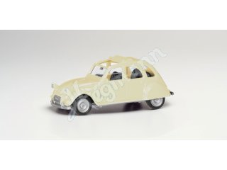 HERPA 020824-007 H0 1:87 Citroen 2 CV offen, elfenbein