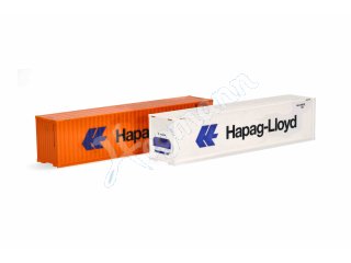 HERPA 076449-006 H0 1:87 Container-Set 2x40 ft.Hapag/