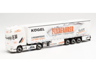 herpa 945202 H0 1:87 DAF XF SSC Gardinenplanensattelzug 