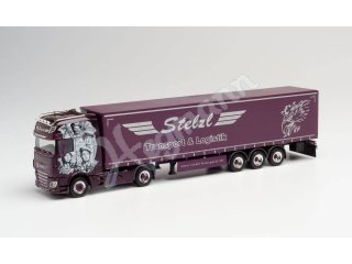 herpa 941259 H0 1:87 DAF XF SSC Gardinenplanen-Sattelzug 