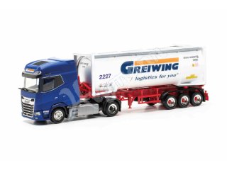 HERPA 315821 H0 1:87 DAF XG+ Drucksilo-Sz Greiwin