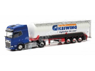 herpa 954709 H0 1:87 DAF XG+ Saugsilo-Sattelzug 