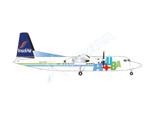 HERPA 571982 1:200 Fokker 50 Insel Air