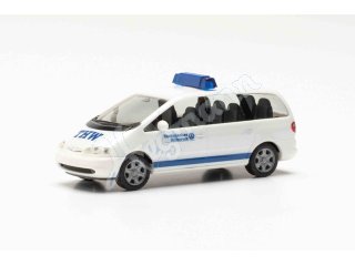 HERPA 097154 H0 1:87 Ford Galaxy THW, weiß/blau