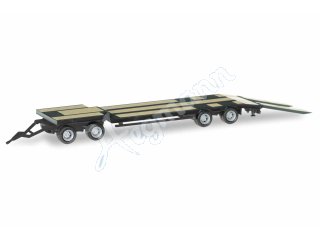 HERPA 076142-009 H0 1:87 Goldhofer TU4, schwarz