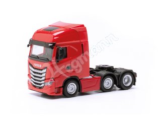 HERPA 317122 H0 1:87 Iveco S-Way 6x2 ZM, rot