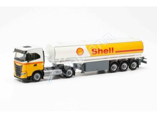 HERPA 315685 H0 1:87 Iveco S-Way Benzintank Shell