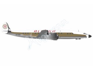 HERPA 573023 Flugmodell 1:200 Lockheed L-1649A Alaska Airl.