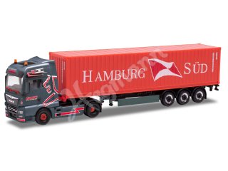 herpa 944625 H0 1:87 MAN TGX XXL Euro 6c Container-Sattelzug 
