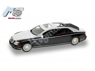 Maybach 62S, schwarz/silber