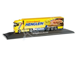 Miniatur-LKW im Modellbahn-Maßstab H0 1:87