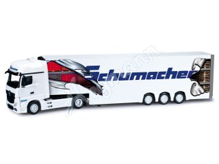 Miniatur-LKW im Modellbahn-Maßstab H0 1:87