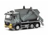 HERPA 317863 H0 1:87 MB Arocs M Absetzmu-LKW, grau