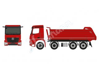 MB Arocs M RuMu LKW 4a Brand