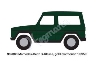 herpa 932080 H0 1:87 Mercedes G-Klasse gold-marmoriert