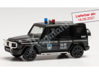 herpa 940474 H0 1:87 Mercedes-Benz G-Klasse „Police SWAT China Special Forces“