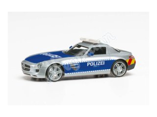 HERPA 096515 H0 1:87 MB SLS AMG Polizei Showcar