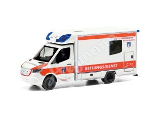 HERPA 700801 H0 1:87 MB Sprinter 18 RTW RD BW/Not