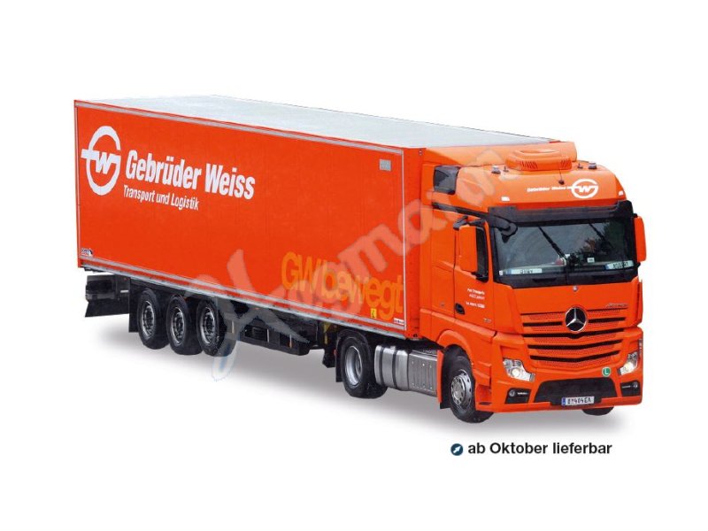 RF38 Herpa MB Actros Koffer SZ with Xmas Greetings 2008 1:87 OVP /</</<selten
