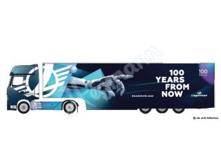 herpa 941075 H0 1:87 Mercedes-Benz Actros `18 Gigaspace Koffer-Sattelzug 