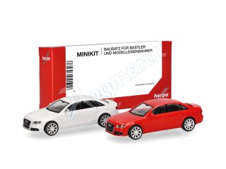 MiKi Audi A4 Limous. wei&szlig;/rot