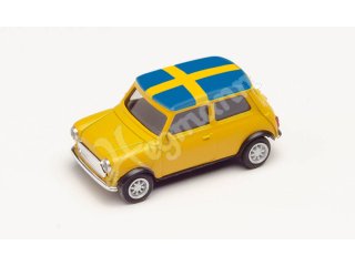 HERPA 420723 H0 1:87 Mini Cooper EM 2021,Schweden