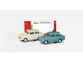 HERPA 013901 H0 1:87 Minikit 2 x Trabant 601 Lim.