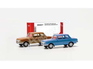 HERPA 013918 H0 1:87 Minikit 2 x Wartburg 353 `66