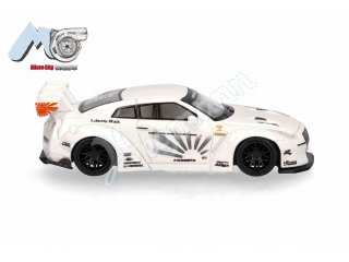 HERPA 87MC000009 H0 1:87 Nissan GTR 35, weiß
