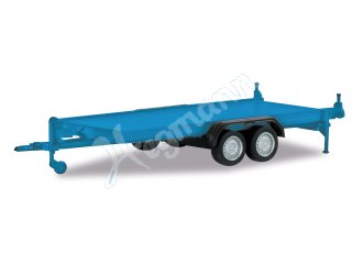 HERPA 052450-002 H0 1:87 PKW-Transportanhänger, blau