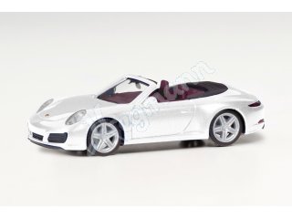 HERPA 038843-002 H0 1:87 Porsche 911 Car. 2 weiß met.